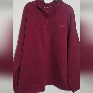 The North Face Big Front Range 1/2 Zip Fleece Pullover Beetroot Men Size 4XL NWT